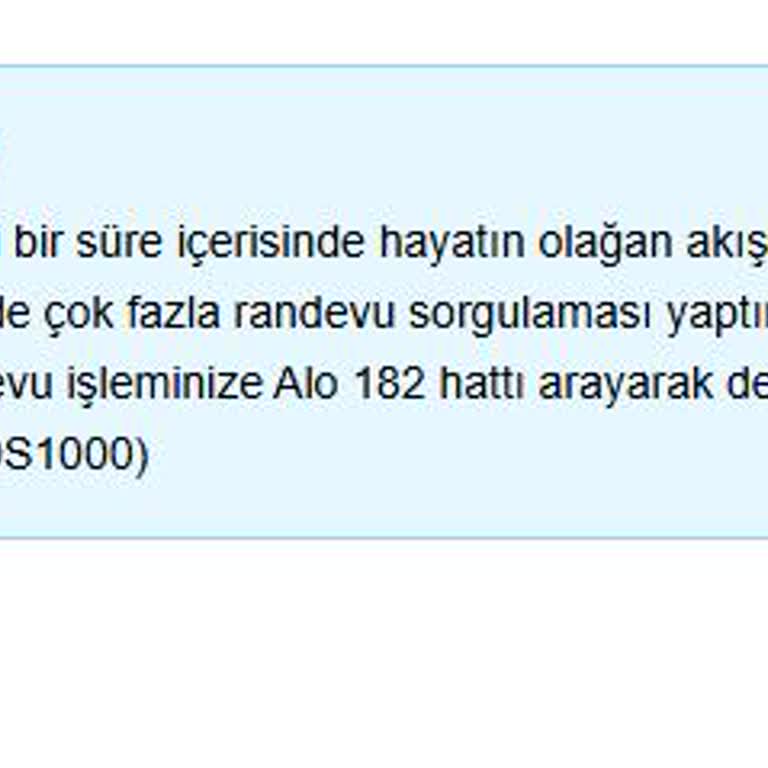 Randevu Alamama Sorunu: Sağlık Sisteminde Çözüm Bekleyen Bir Kriz