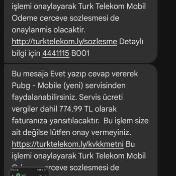 Mobil Ödeme Sorunu Ve Yanıltıcı Fatura Bilgilendirmesi