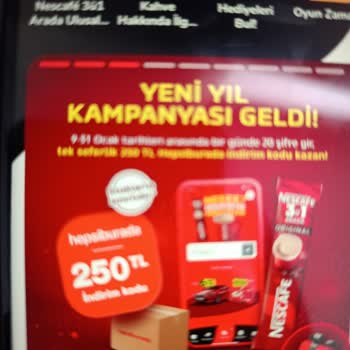 Nescafe Uygulaması Kupon Sorunu