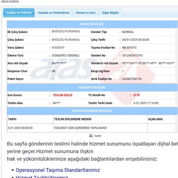 Yanlış Gönderim Ve İade Sürecinde Yaşanan Sorunlar
