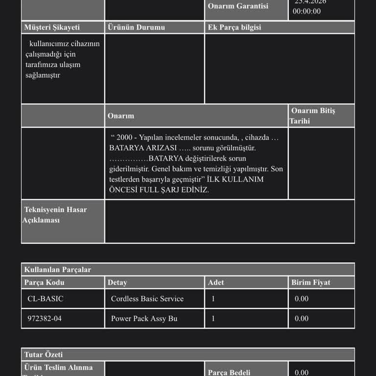 Dyson Süpürgemin Batarya Sorunu ve Beklenmeyen Arızası