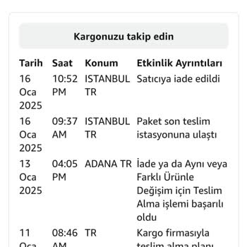 Amazon'da İade Sürecinde İletişim Sorunları