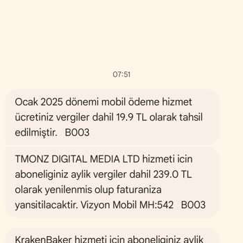İzinsiz Abonelik Ve Para Çekimi Şikayeti