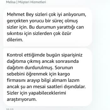 Amazon Sipariş Karmaşası Ve İletişim Eksikliği