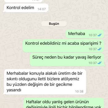 Yanlış Ürün Ve İletişim Sorunlarıyla Dolanan Bir Sipariş Macerası