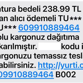 Yurtiçi Kargo Ücret Farkı Mağduriyeti!