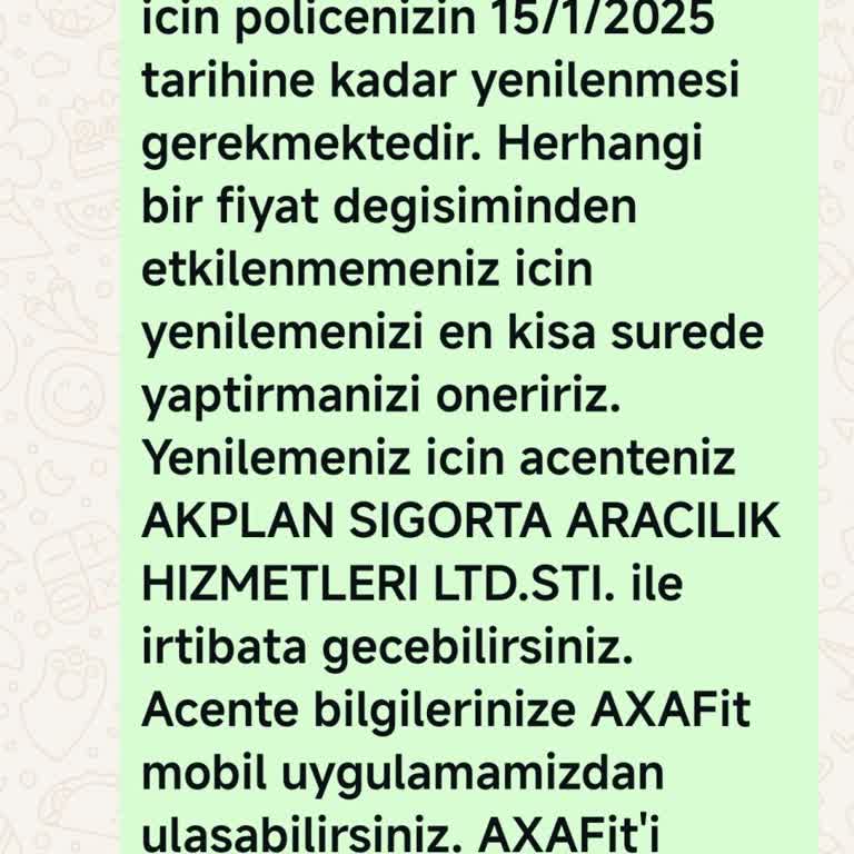 Sigorta Yenileme Sürecinde İletişim Sorunu