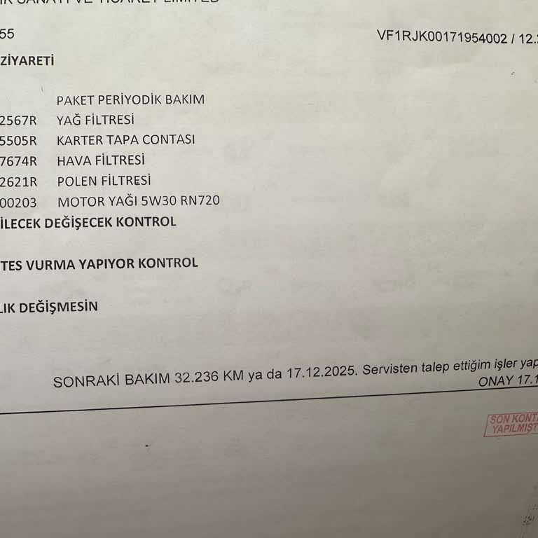 Renault Express Geri Vites Sorunu Ve Garanti Anlaşmazlığı