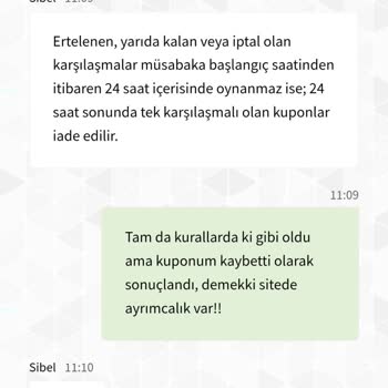 Basketbol Maçı Kuponu Mağduriyeti