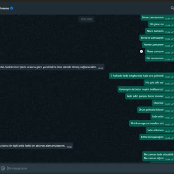 Vivense'den Aldığım Ürün Teslim Edilmedi Ve Ücret İadesi Yapılmadı