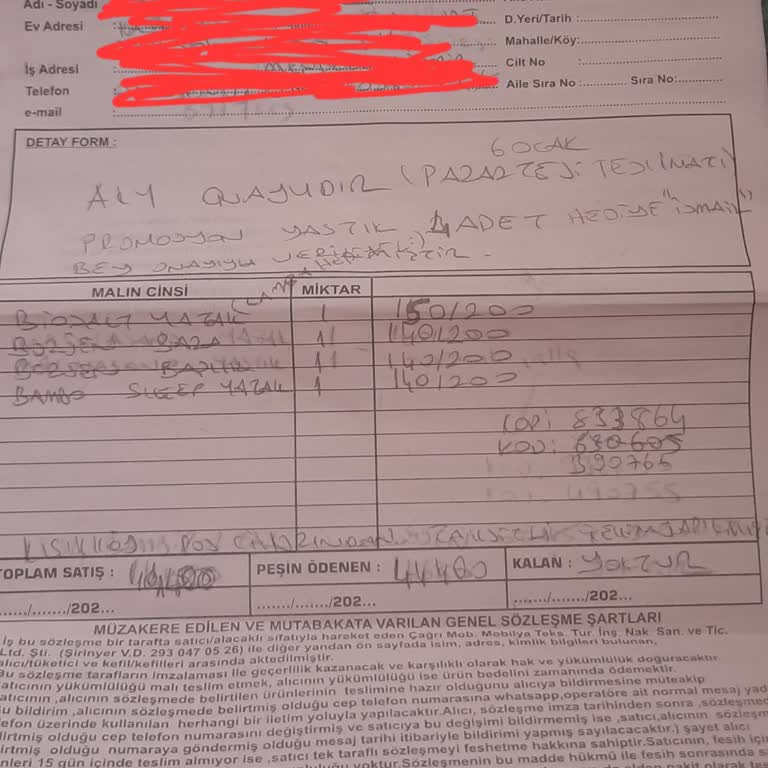 Bambi Yatak Ve Bayisi Çağrı Mobilya'nın Teslimat Sorunu