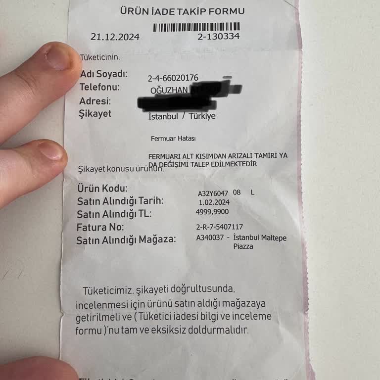Avva'dan Alınan Montun Fermuar Sorunu Ve Uzayan Süreç