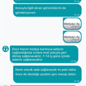 Yanlış Teslimat Adresi Ve Hediye Çeki İadesi Sorunu
