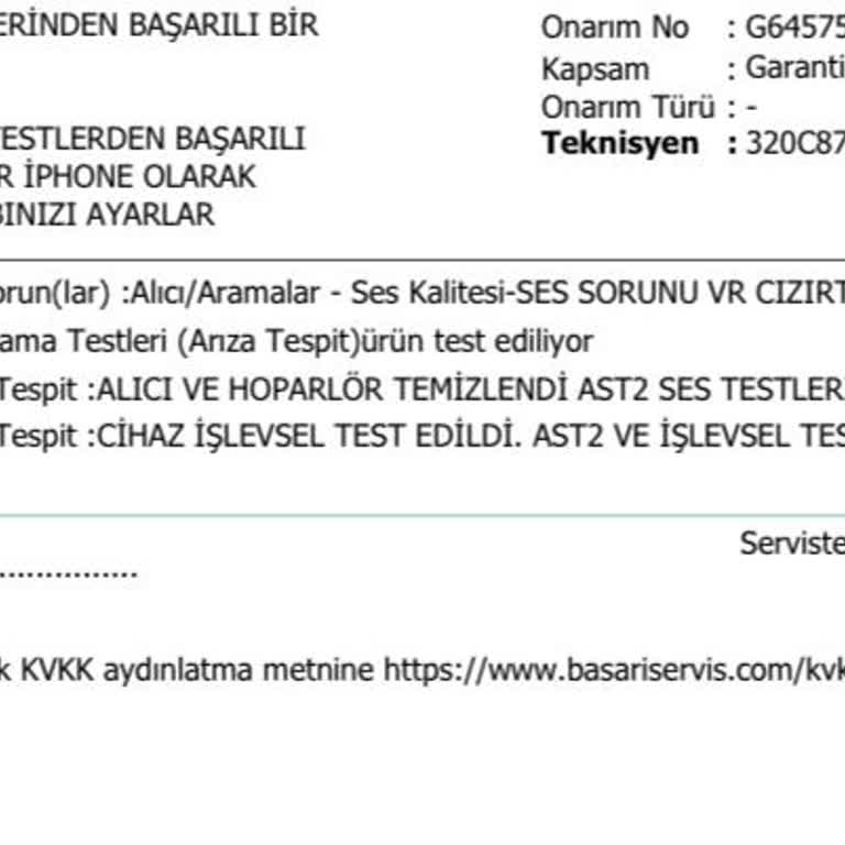 İphone 13 Ahize Sorunu Ve Yetersiz Teknik Servis Desteği