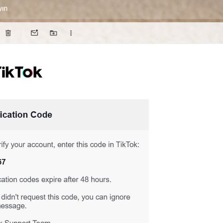TikTok Hesabım Olmadan Gelen Doğrulama Kodu Güvenlik Endişesi