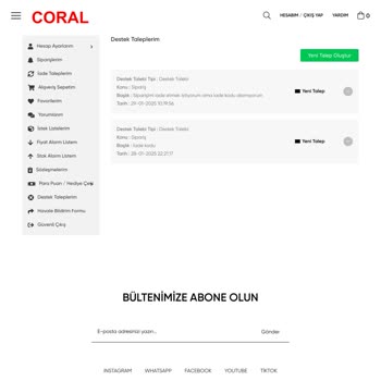 Coral Giyim'de İade Kabusu: Destek Taleplerine Yanıt Yok!