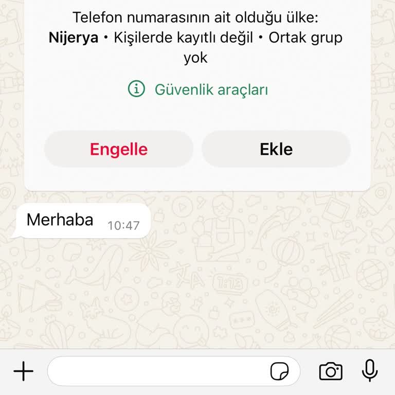 Nijerya'dan Gelen Şüpheli Mesaj Ve Güvenlik Endişesi