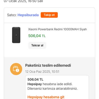 Hepsiburada Siparişlerim Teslim Edilmiyor Ve Müşteri Hizmetleri Oyalıyor