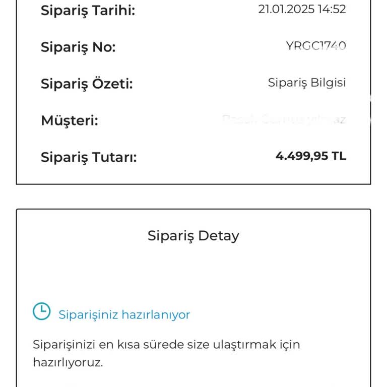 Online Siparişimdeki Belirsizlik Ve İletişim Eksikliği