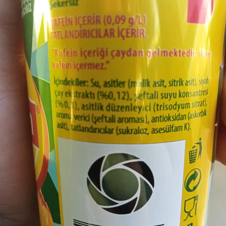 Lipton Şeftali Aromalı İçecekte Doğallık Sorunu