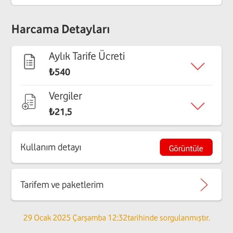 Vodafone'un Keyfi Fiyat Artışı