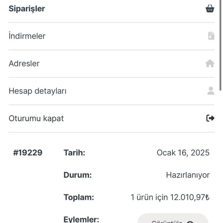 Evinidiz Siparişin Teslim Edilmemesi Ve İade Sorunu