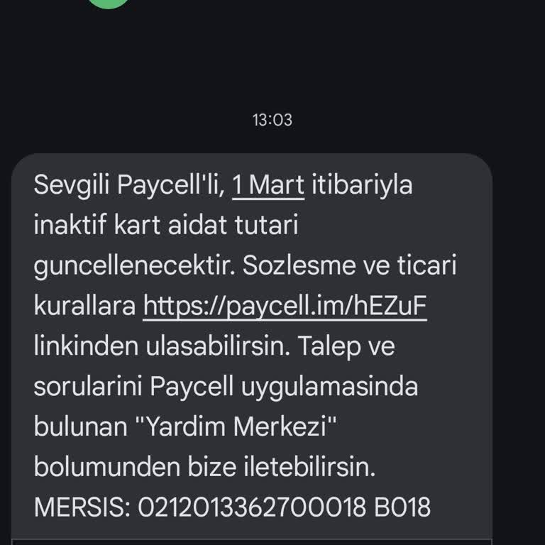 Kullanmadığım Paycell Üyeliğinin İptali Ve Ulaşılmaz Müşteri Hizmetleri