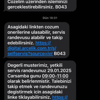 Arçelik Buzdolabı Montajında Sürekli Erteleme Ve İletişim Sorunları