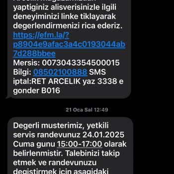 Arçelik Buzdolabı Montajında Sürekli Erteleme Ve İletişim Sorunları