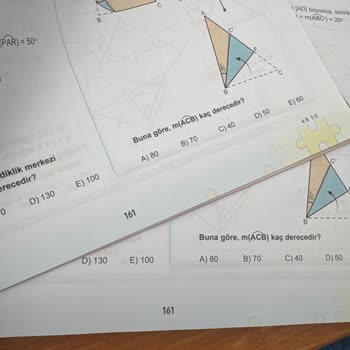 Eksik Ve Tekrarlı Sayfalarla Gelen Geometri Kitabı