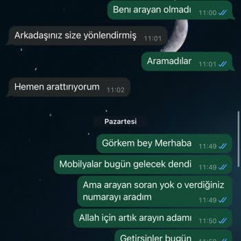 Teslim Edilmeyen Mobilyalar Ve Saygısız Hizmet