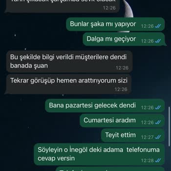 Teslim Edilmeyen Mobilyalar Ve Saygısız Hizmet