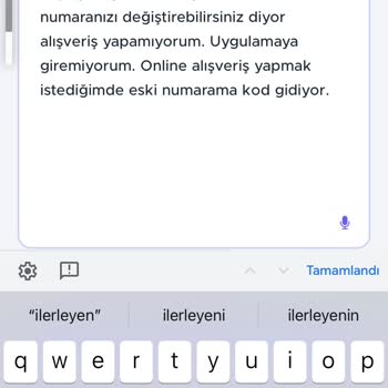 Numara Değişikliği Yüzünden Alışveriş Yapamıyorum