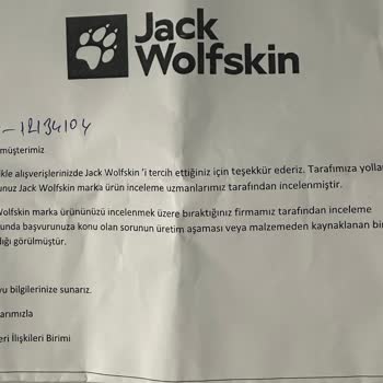 Boyner'den Alınan Montun Kötü Koku Sorunu