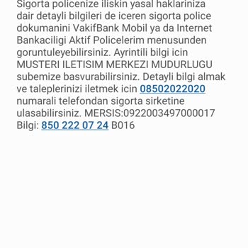 VakıfBank İzinsiz Poliçe Yenileme Ve Para İadesi Sorunu!