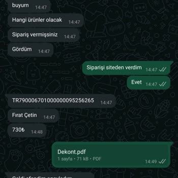 Sipariş Gecikmesi Ve İade Sorunu