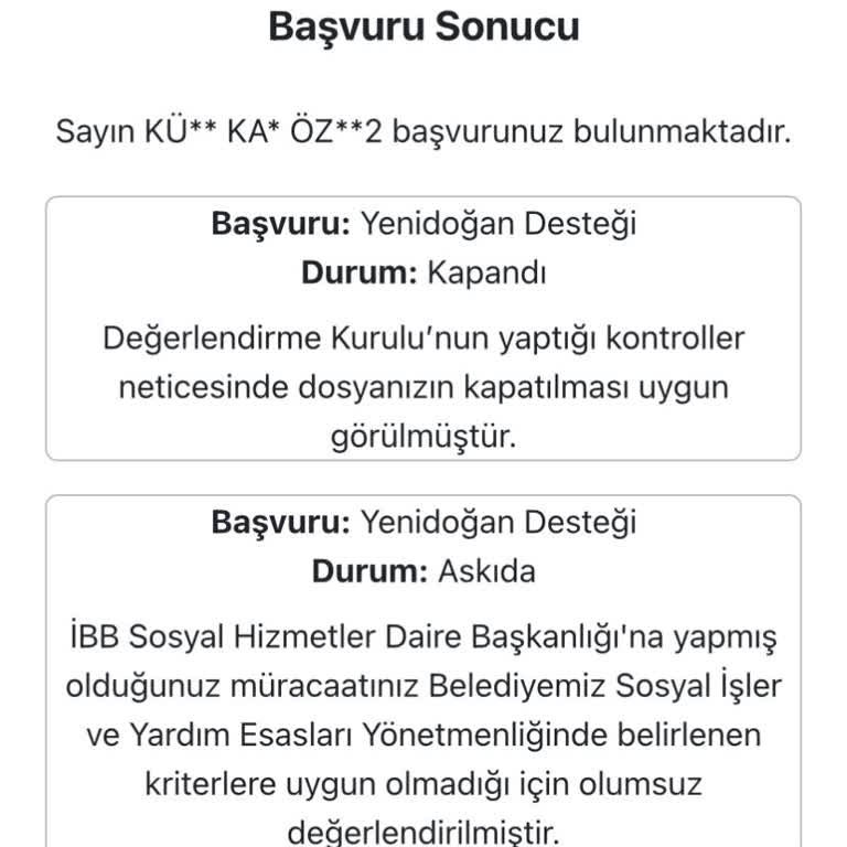 İstanbul Büyükşehir Belediyesi Yenidoğan Paketi Dağıtımında Adaletsizlik