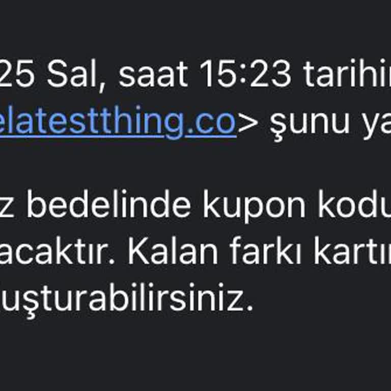 The Latest Thing Müşteri Hizmetleri ve Ürün Değişimi Sorunu