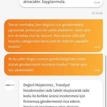 Yanlış Yatak Ebatları Ve Yetersiz Müşteri Desteği