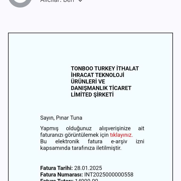 Yanlış Fatura Ve Bilgilendirme Talebi