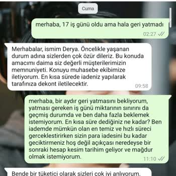 İade Sürecinde Yaşanan Gecikme Ve İletişim Sorunları