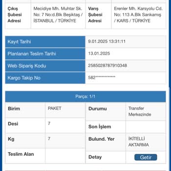 Kaybolan Kargo Ve Cevapsız Çağrılar