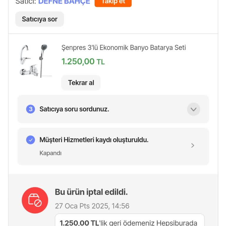 Hepsiburada'da Teslimat Sorunu Ve Müşteri Hizmetleri İlgisizliği