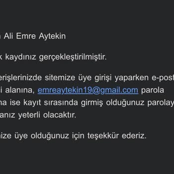 Aktivasyon Maili Gelmiyor, Alışverişe Devam Edemiyorum
