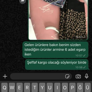 Yanlış Ürün Gönderimi Ve İletişimsizlik
