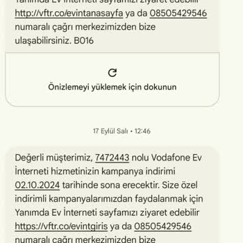 Vodafone'un İptal Edilen Aboneliği Tekrar Başlatma Sorunu
