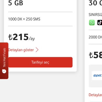 Vodafone'un Yanıltıcı Tarifesi: Daha Pahalı Ve Daha Az İnternet