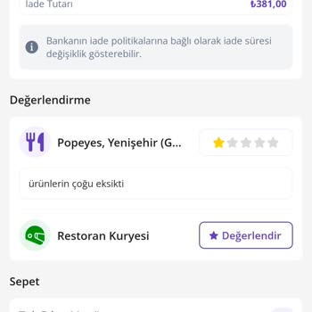 Eksik Ürün Ve İade Sorunu