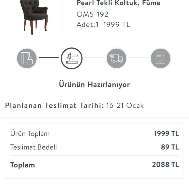 Vivense'den Aldığım Sandalye Hala Gelmedi, İletişim Sorunu
