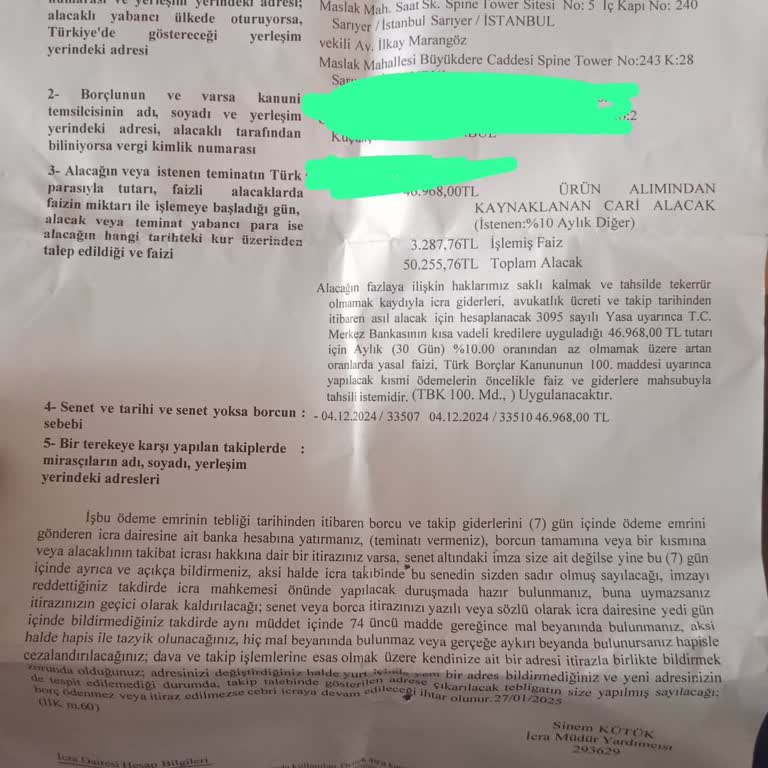 Ödeme Planı Anlaşmazlığı Ve İcra Sorunu